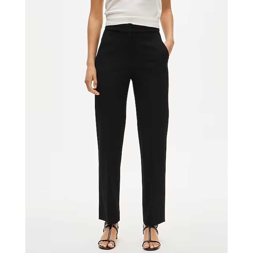 J.Crew Tall Kate straight-leg pant in four-season stretch Black 12Tall NWT